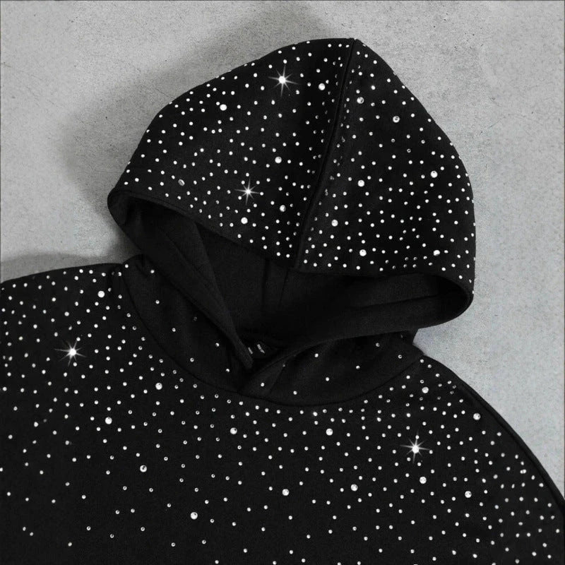 Sparkle Cropped Hoodie