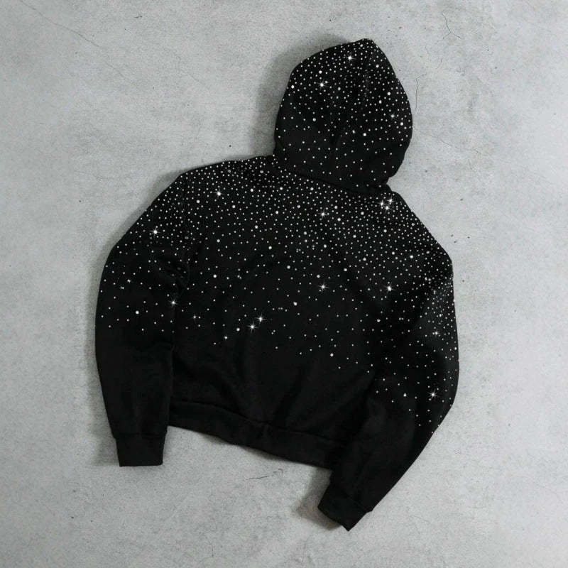 Sparkle Cropped Hoodie