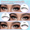 Lash Clusters Kit 708Pcs Individual Cluster Lash Extensions Kit 30D+40D+50D+60D+80D+100D Wispy Eyelash Clusters with Lash Bond and Seal and Tweezers 10-16Mm 6 Styles Mix Lashes Clusters Kit