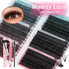 Lash Clusters Kit 708Pcs Individual Cluster Lash Extensions Kit 30D+40D+50D+60D+80D+100D Wispy Eyelash Clusters with Lash Bond and Seal and Tweezers 10-16Mm 6 Styles Mix Lashes Clusters Kit