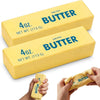 2PCS Butter Squishy – Slow Rising Butter Squishy Toy, Realistic Food Fidget Toys for Adults, Soft PU Material, Sensory Anxiety Relief & Focus Aid, Portable 5.5 Inch Squishy Butter for Office & Home