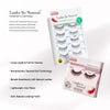 Kiss so Wispy, False Eyelashes, 'Pompadour', 16Mm, Includes 5 Pairs of Lashes, Easy to Apply, Reusable Lash Clusters