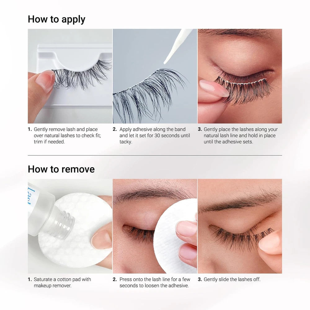 Kiss so Wispy, False Eyelashes, 'Pompadour', 16Mm, Includes 5 Pairs of Lashes, Easy to Apply, Reusable Lash Clusters