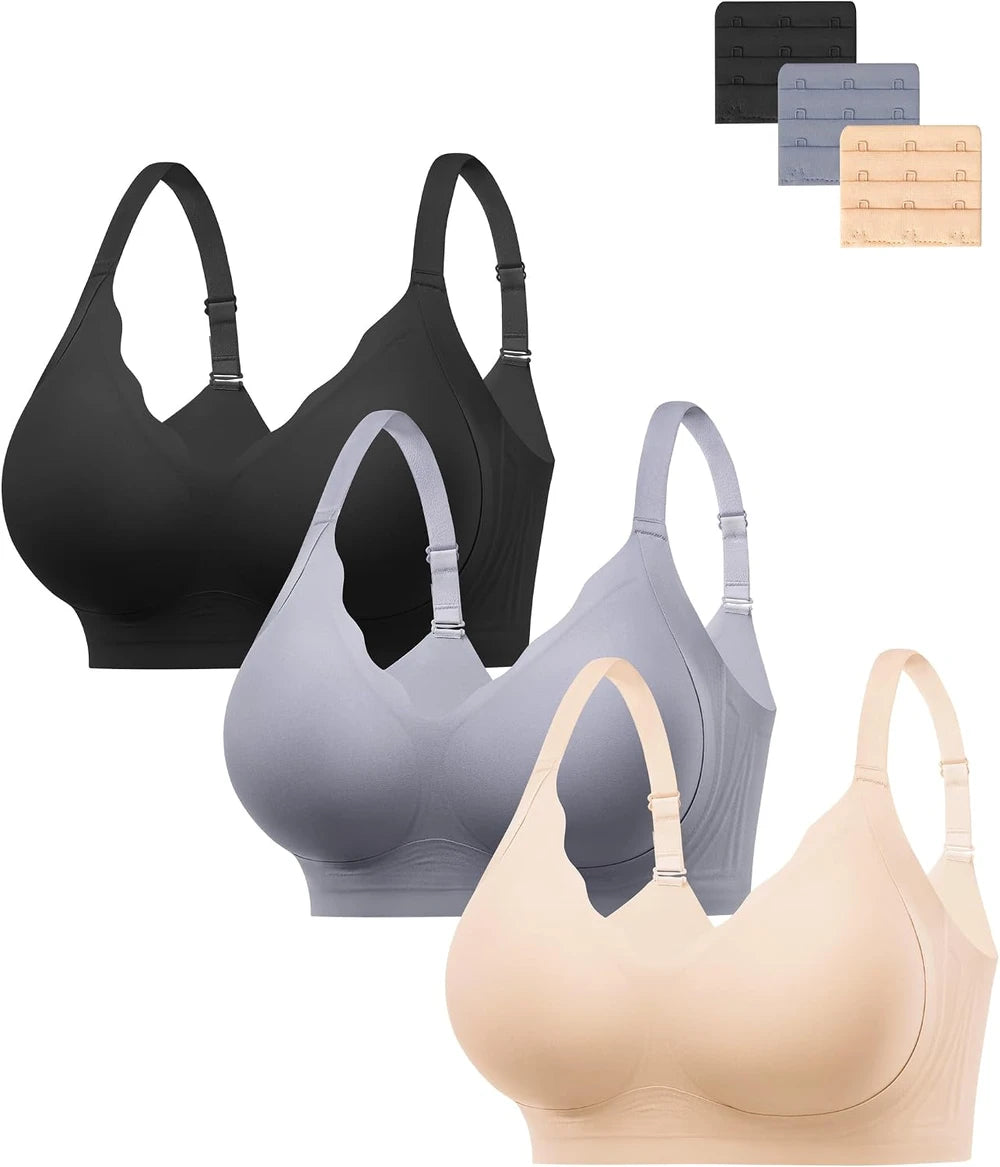 Seamless Wireless Jelly Bra Set