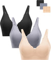 Seamless Wireless Jelly Bra Set