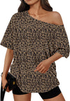 Trendy Queen Off Shoulder Oversized T-Shirt