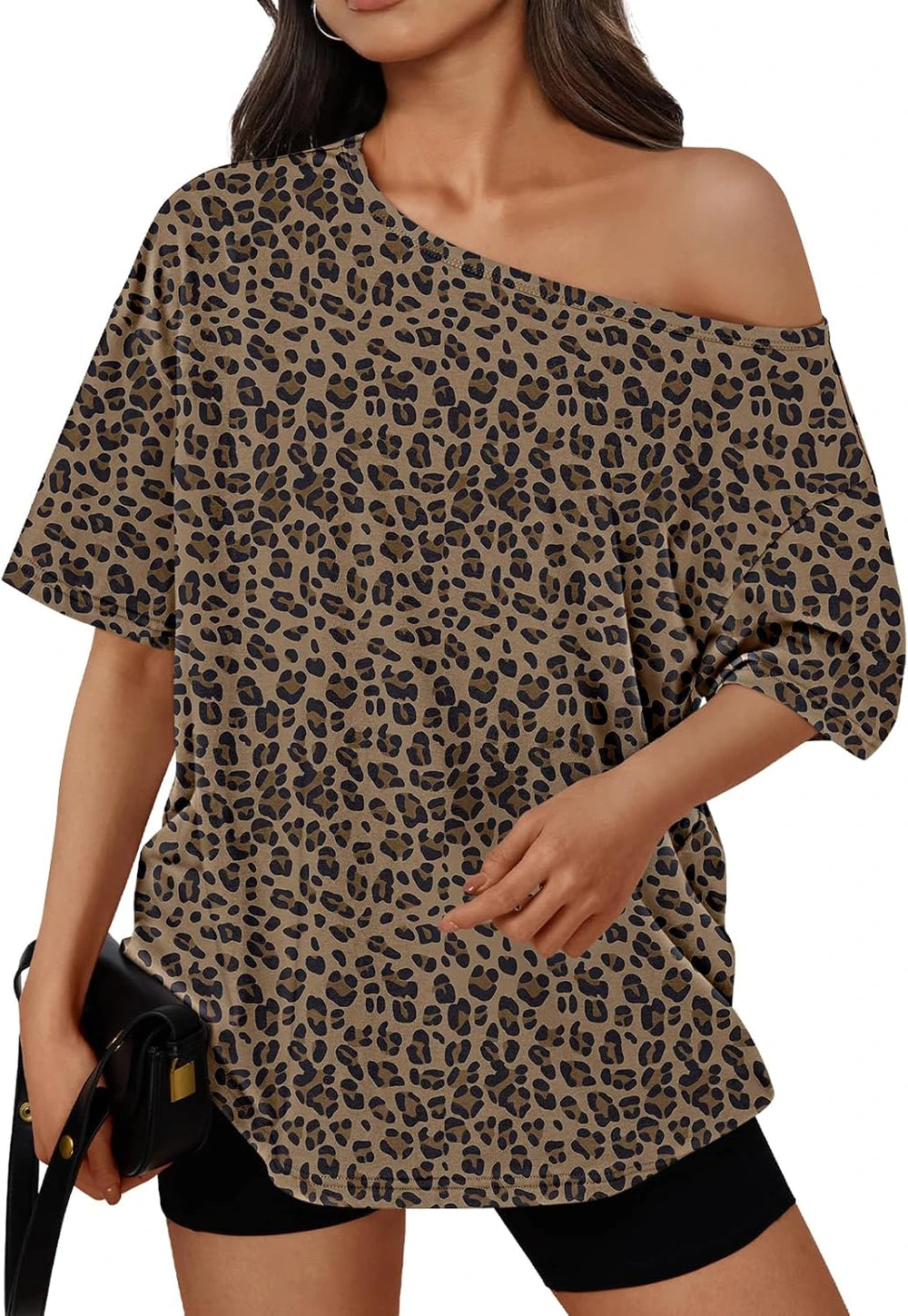 Trendy Queen Off Shoulder Oversized T-Shirt