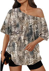 Trendy Queen Off Shoulder Oversized T-Shirt