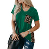 Loose Leopard Print Knitted Women's Top