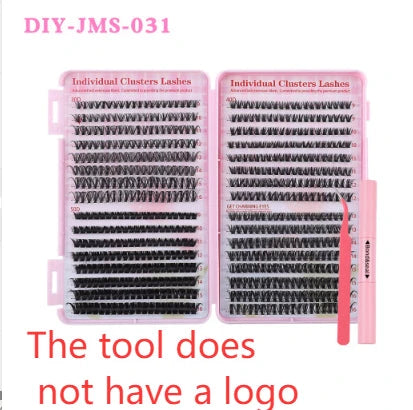DIY Daily Natural Thick Segment Single Cluster False Eyelashes