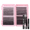 DIY Daily Natural Thick Segment Single Cluster False Eyelashes
