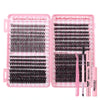 DIY Daily Natural Thick Segment Single Cluster False Eyelashes