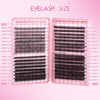 DIY Daily Natural Thick Segment Single Cluster False Eyelashes