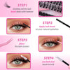 DIY Daily Natural Thick Segment Single Cluster False Eyelashes