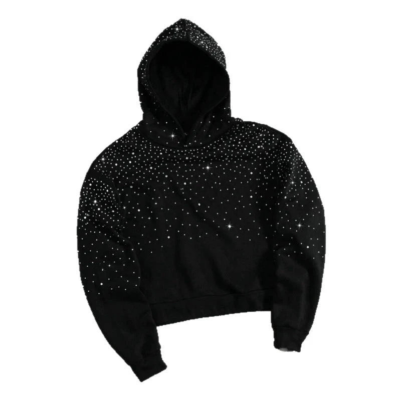 Sparkle Cropped Hoodie