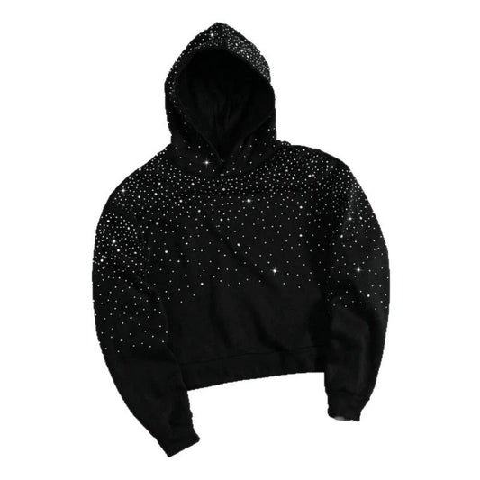 Sparkle Cropped Hoodie