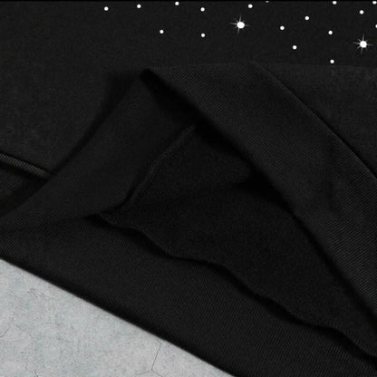 Sparkle Cropped Hoodie