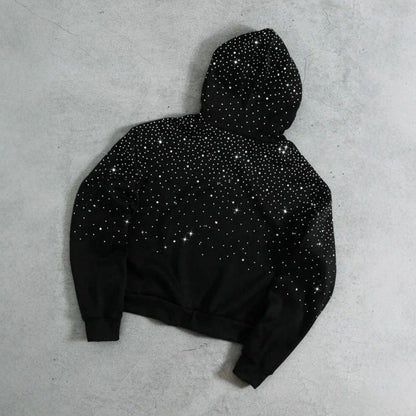 Sparkle Cropped Hoodie