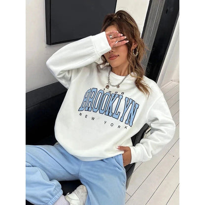 Brooklyn New York Graphic Sweatshirt & Joggers Set