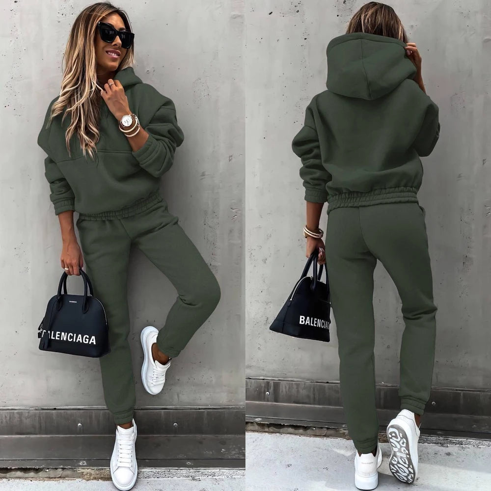 Cozy Chic Two-Piece Jogger Set