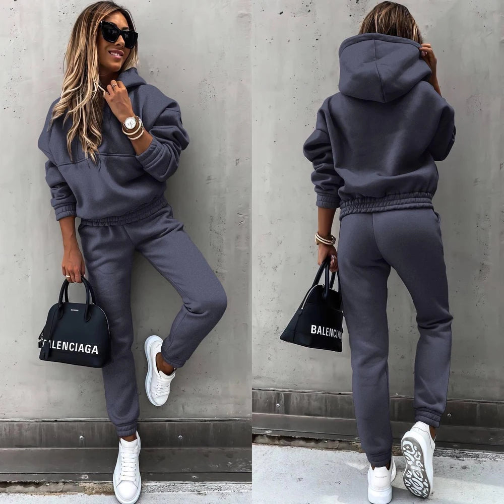 Cozy Chic Two-Piece Jogger Set