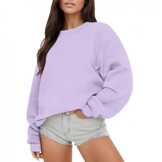 Fleece-Lined Crewneck Pullover