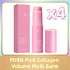 PDRN Pink Collagen Volume Multi Balm Stick Plumping Revitalize Skin Brighten Smooth Fine Lines for Face,Neck,Under Eyes,Lip Care