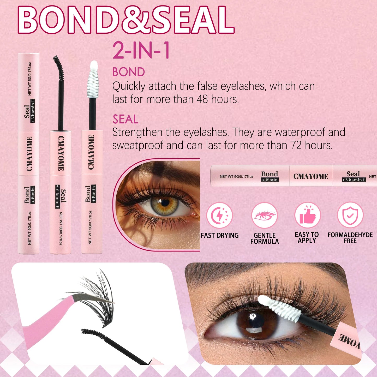 Eyelash 8Cm-16Cm 30+40+50Dindividual Lashes Book Clusters Extensions False Eyelash DIY at Home Cluster Eyelash Extensions Makeup